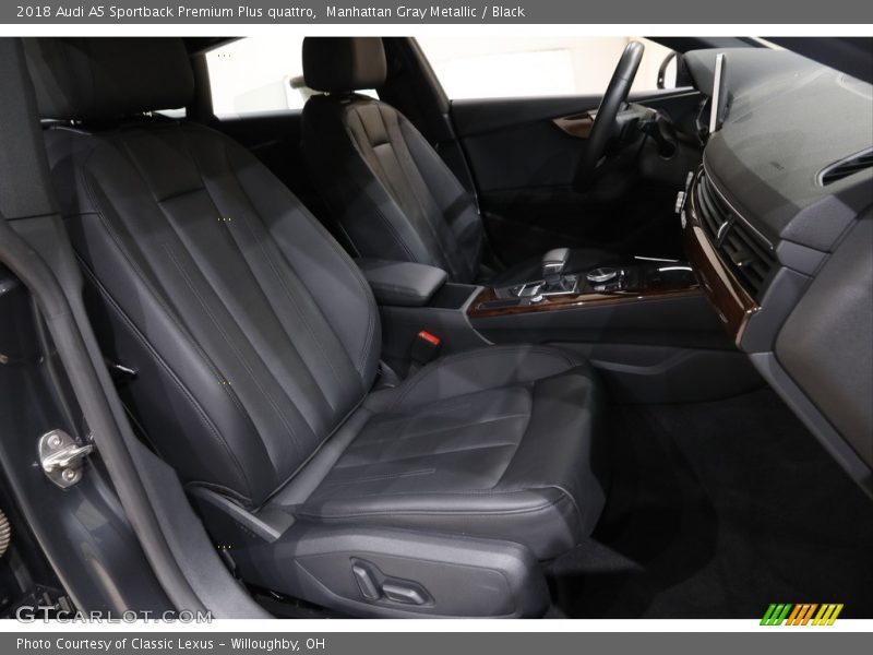 Manhattan Gray Metallic / Black 2018 Audi A5 Sportback Premium Plus quattro