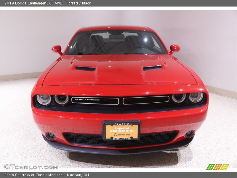 Torred / Black 2019 Dodge Challenger SXT AWD