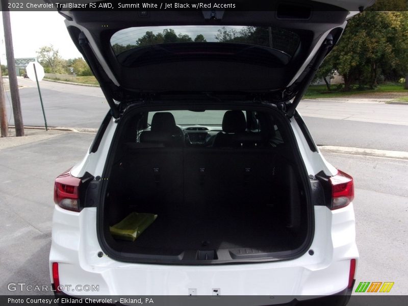 Summit White / Jet Black w/Red Accents 2022 Chevrolet TrailBlazer RS AWD