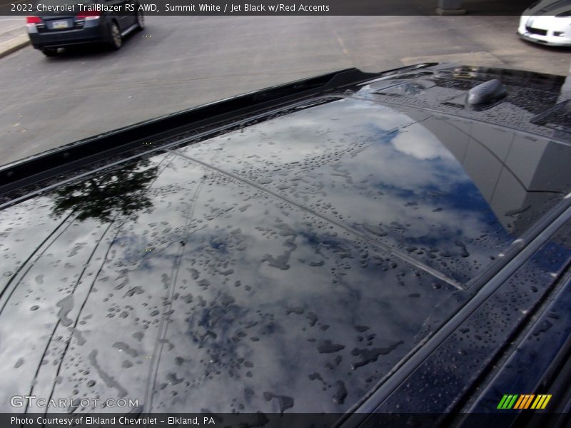 Summit White / Jet Black w/Red Accents 2022 Chevrolet TrailBlazer RS AWD