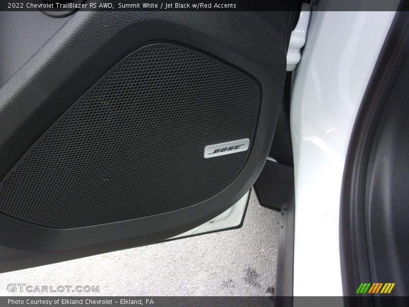 Summit White / Jet Black w/Red Accents 2022 Chevrolet TrailBlazer RS AWD