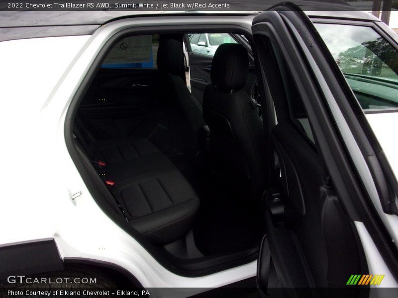 Summit White / Jet Black w/Red Accents 2022 Chevrolet TrailBlazer RS AWD