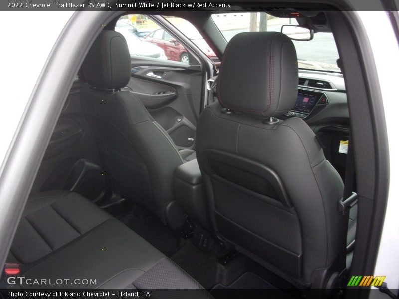 Summit White / Jet Black w/Red Accents 2022 Chevrolet TrailBlazer RS AWD