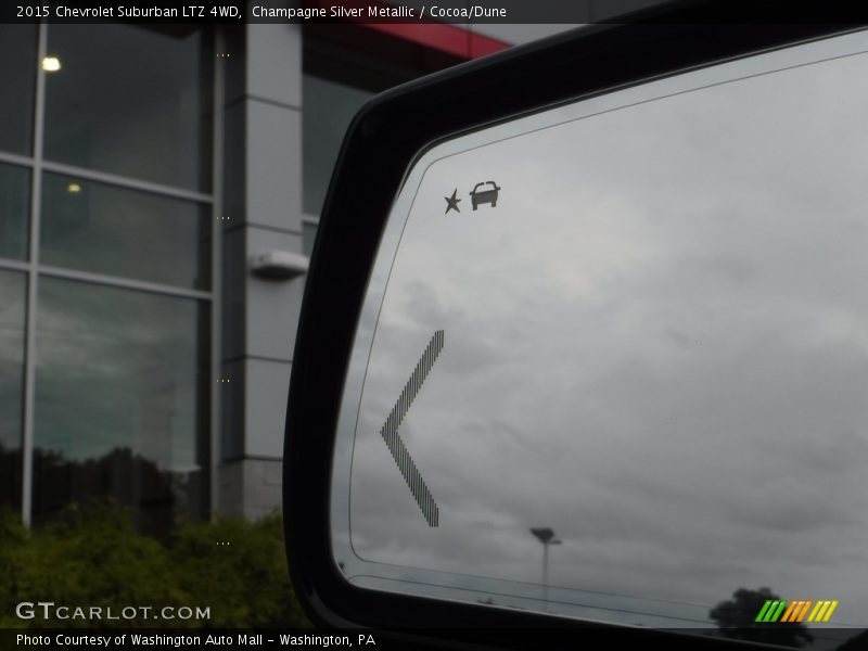 Champagne Silver Metallic / Cocoa/Dune 2015 Chevrolet Suburban LTZ 4WD