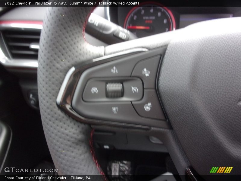 Summit White / Jet Black w/Red Accents 2022 Chevrolet TrailBlazer RS AWD