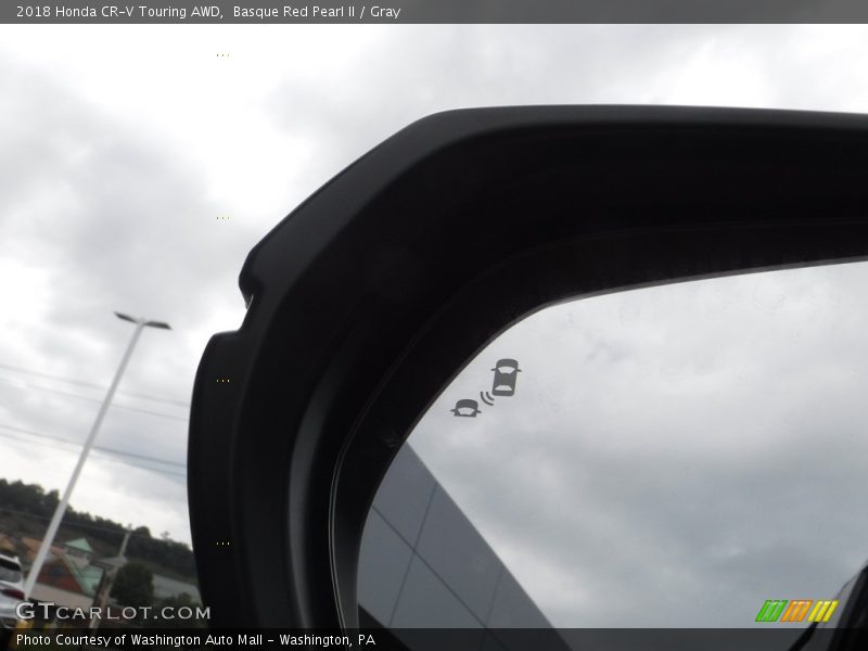 Basque Red Pearl II / Gray 2018 Honda CR-V Touring AWD
