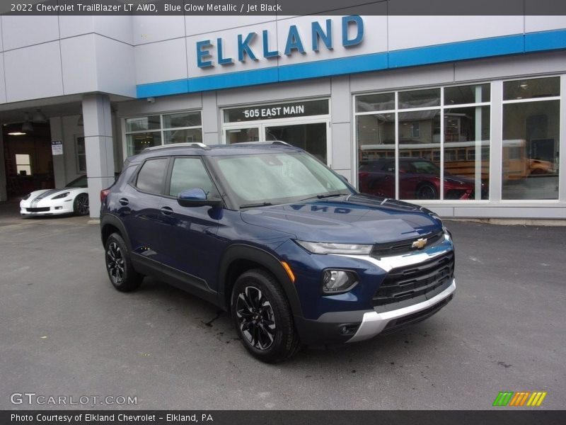 Blue Glow Metallic / Jet Black 2022 Chevrolet TrailBlazer LT AWD