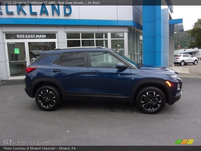 Blue Glow Metallic / Jet Black 2022 Chevrolet TrailBlazer LT AWD