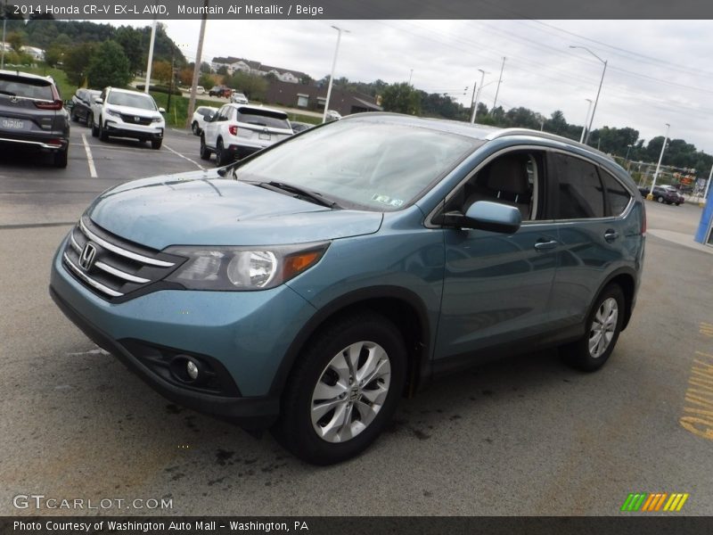 Mountain Air Metallic / Beige 2014 Honda CR-V EX-L AWD