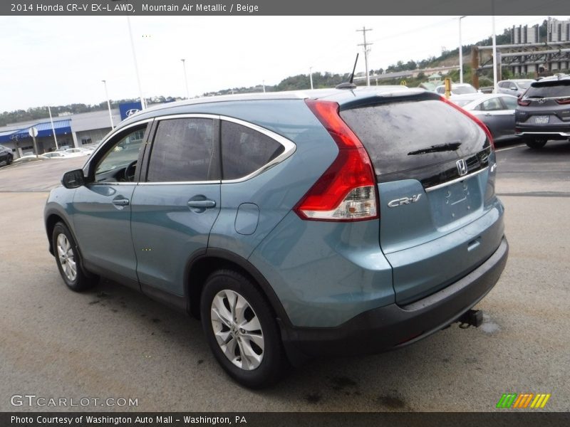Mountain Air Metallic / Beige 2014 Honda CR-V EX-L AWD