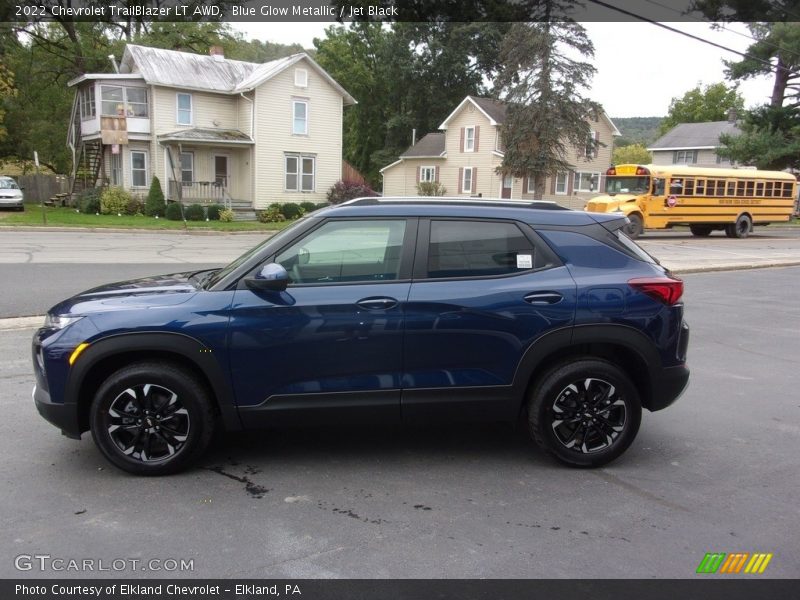 Blue Glow Metallic / Jet Black 2022 Chevrolet TrailBlazer LT AWD