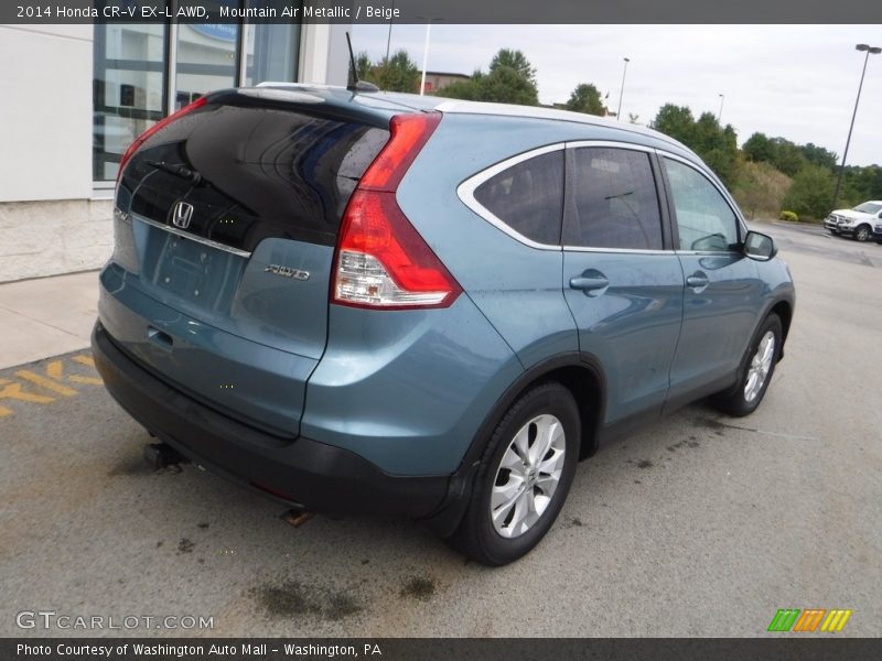 Mountain Air Metallic / Beige 2014 Honda CR-V EX-L AWD