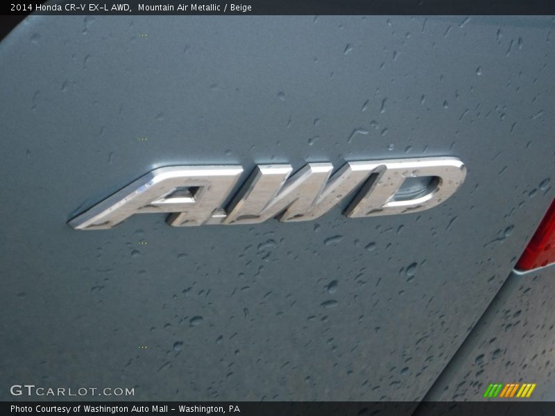 Mountain Air Metallic / Beige 2014 Honda CR-V EX-L AWD