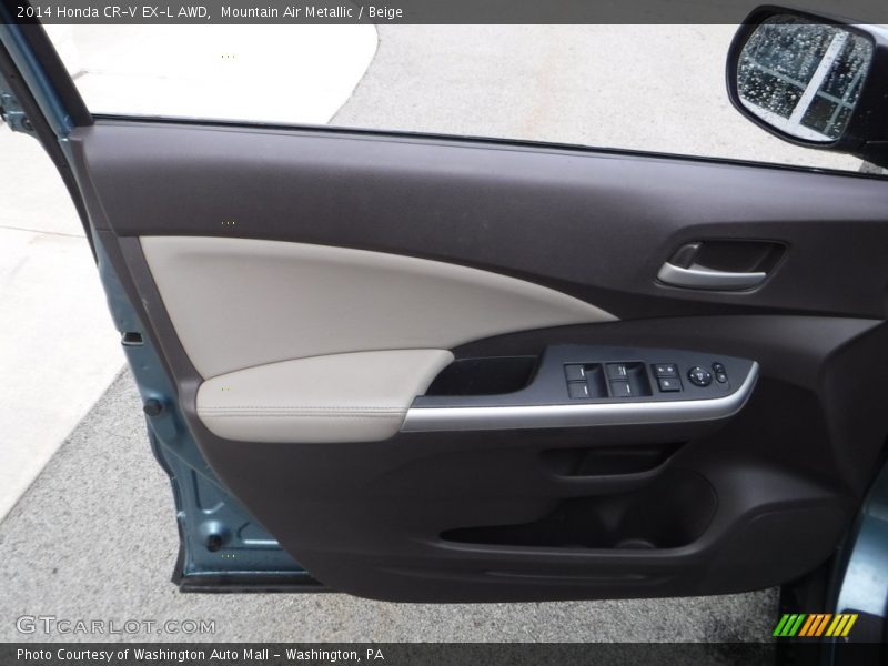 Mountain Air Metallic / Beige 2014 Honda CR-V EX-L AWD
