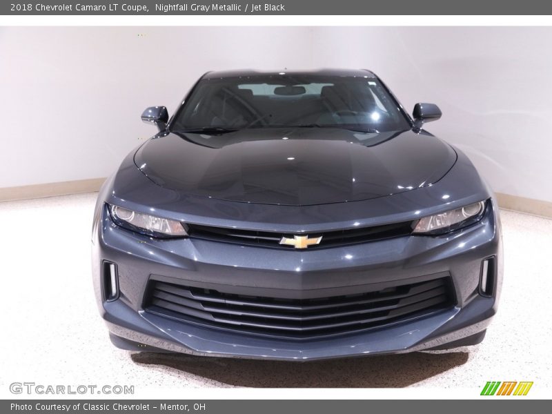 Nightfall Gray Metallic / Jet Black 2018 Chevrolet Camaro LT Coupe