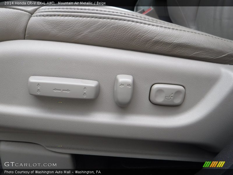 Mountain Air Metallic / Beige 2014 Honda CR-V EX-L AWD