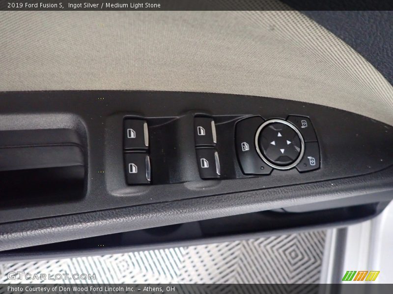 Ingot Silver / Medium Light Stone 2019 Ford Fusion S