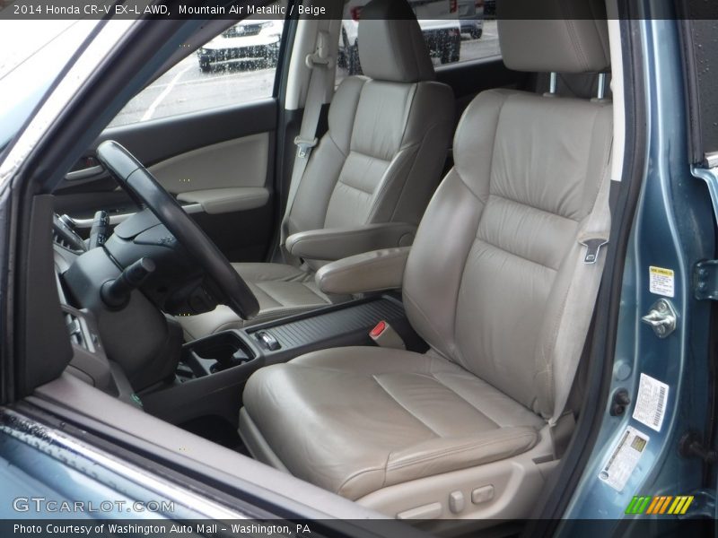 Mountain Air Metallic / Beige 2014 Honda CR-V EX-L AWD