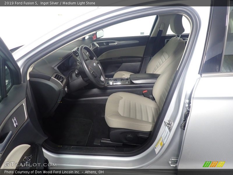 Front Seat of 2019 Fusion S