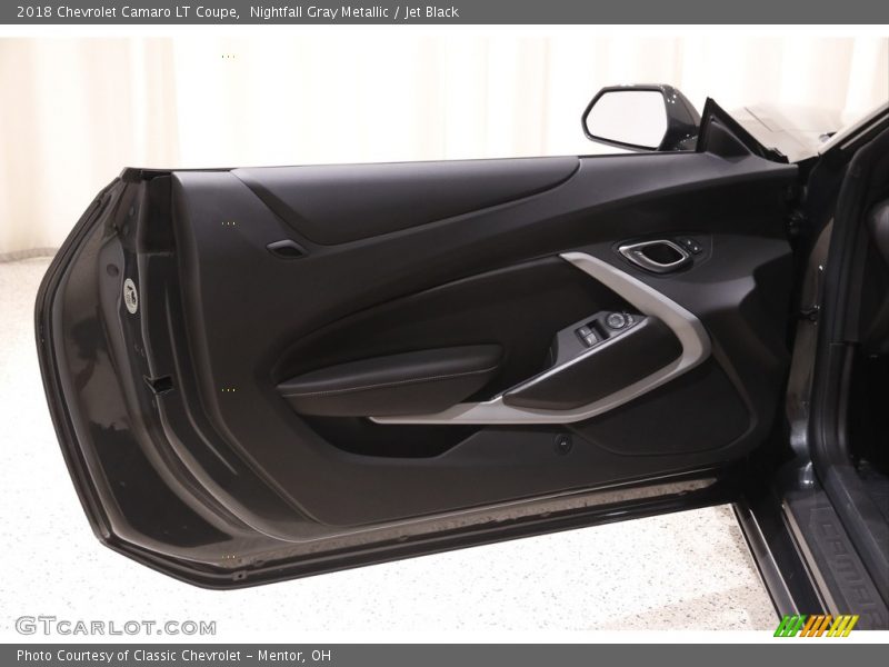 Nightfall Gray Metallic / Jet Black 2018 Chevrolet Camaro LT Coupe
