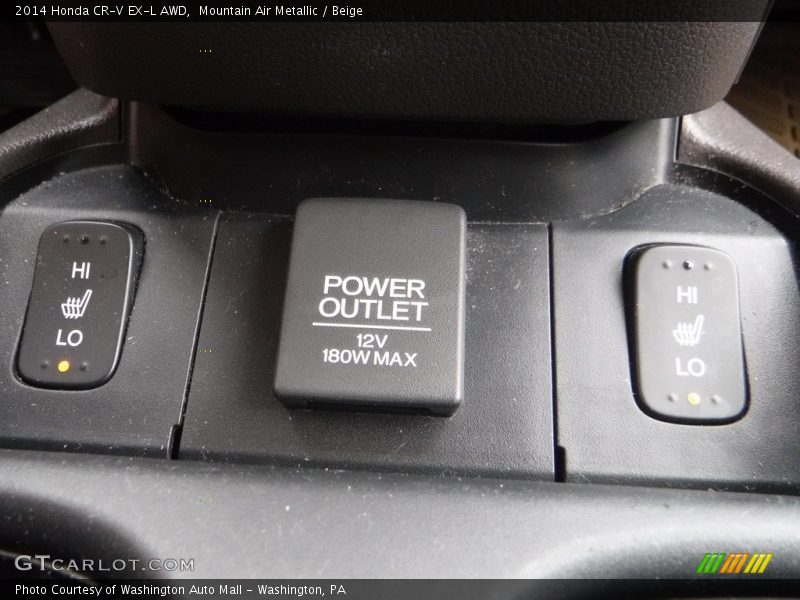 Mountain Air Metallic / Beige 2014 Honda CR-V EX-L AWD