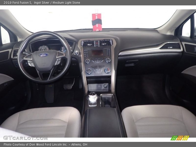 Ingot Silver / Medium Light Stone 2019 Ford Fusion S