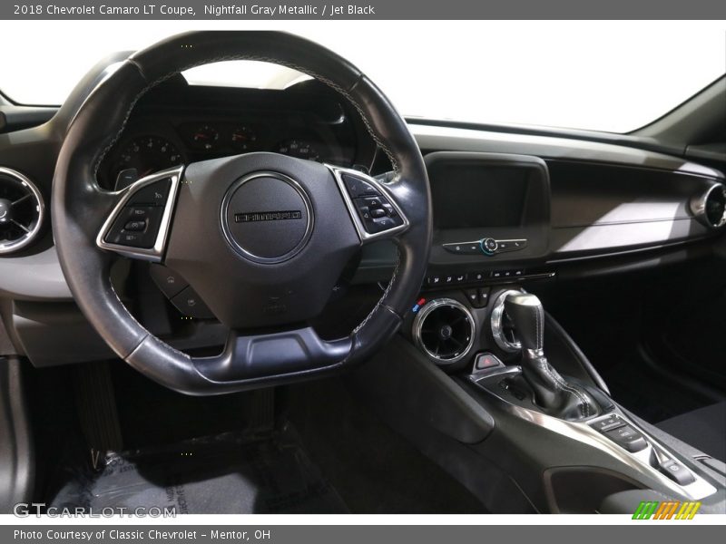 Nightfall Gray Metallic / Jet Black 2018 Chevrolet Camaro LT Coupe