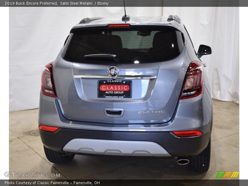 Satin Steel Metallic / Ebony 2019 Buick Encore Preferred