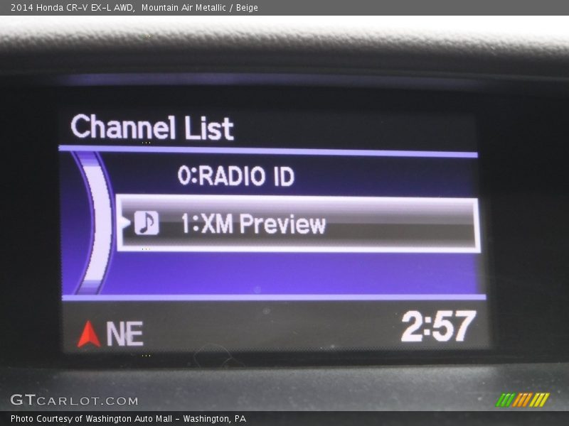 Mountain Air Metallic / Beige 2014 Honda CR-V EX-L AWD