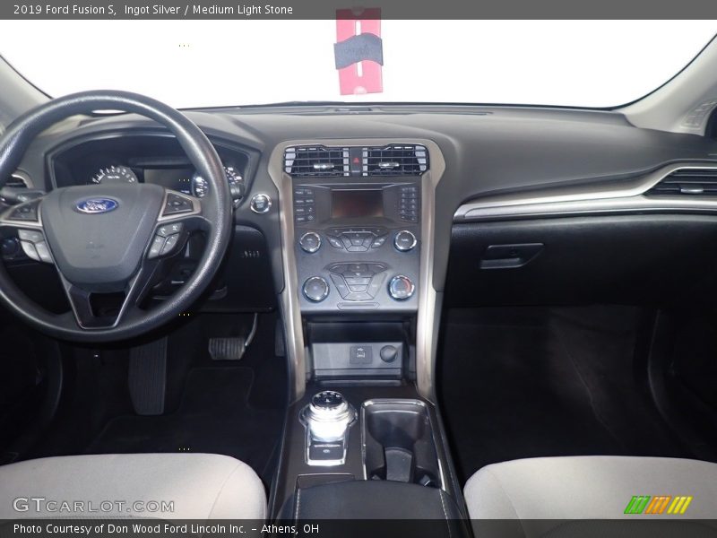 Ingot Silver / Medium Light Stone 2019 Ford Fusion S