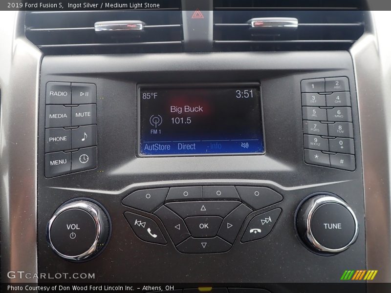 Controls of 2019 Fusion S
