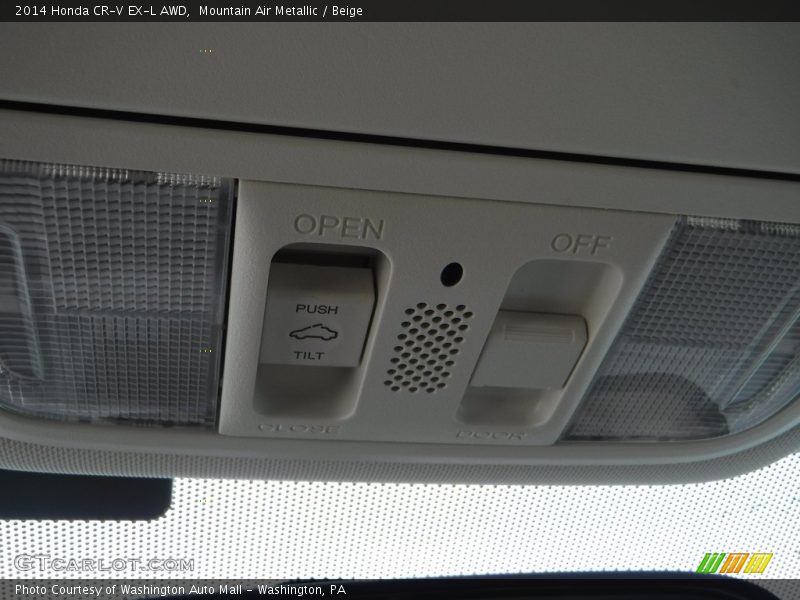 Mountain Air Metallic / Beige 2014 Honda CR-V EX-L AWD