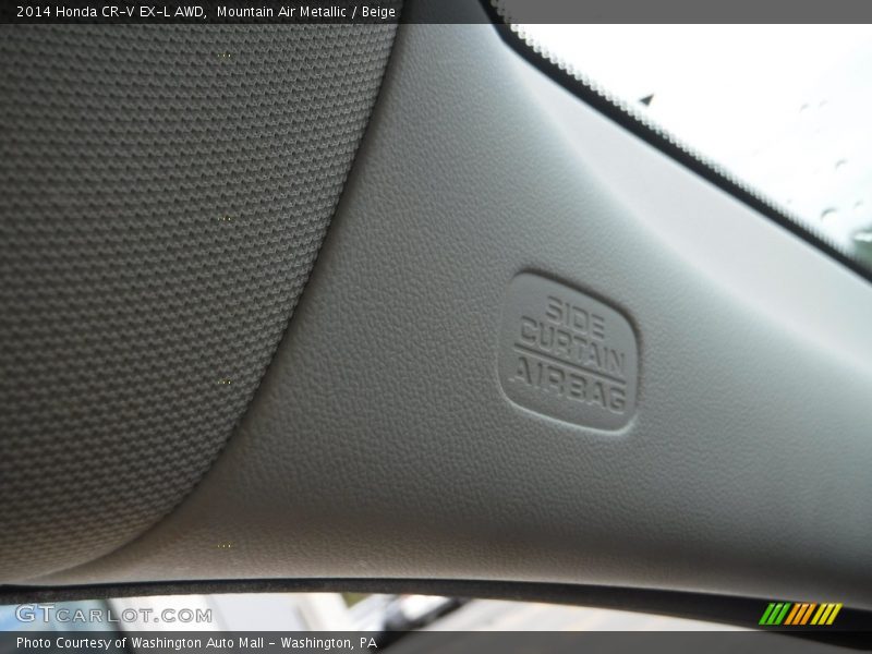 Mountain Air Metallic / Beige 2014 Honda CR-V EX-L AWD