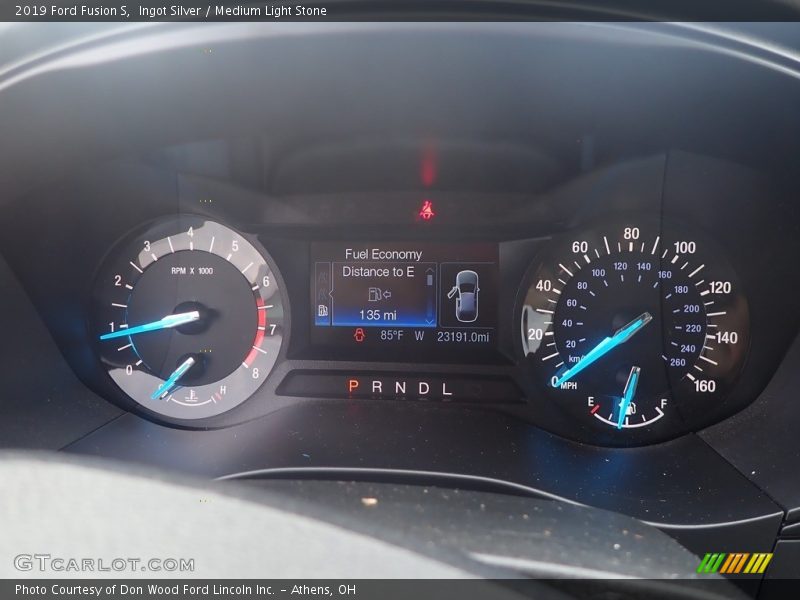  2019 Fusion S S Gauges