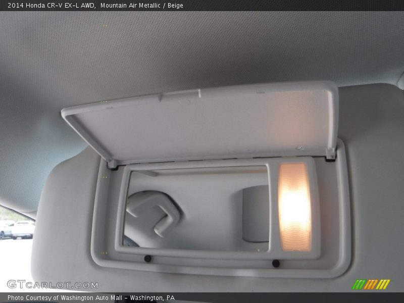 Mountain Air Metallic / Beige 2014 Honda CR-V EX-L AWD