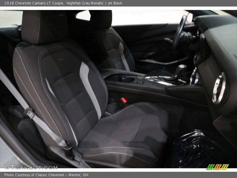 Nightfall Gray Metallic / Jet Black 2018 Chevrolet Camaro LT Coupe
