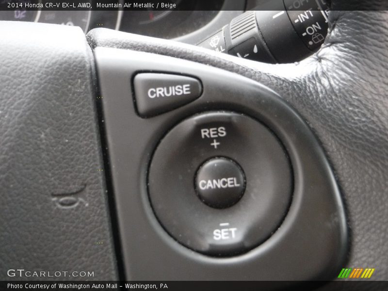 Mountain Air Metallic / Beige 2014 Honda CR-V EX-L AWD