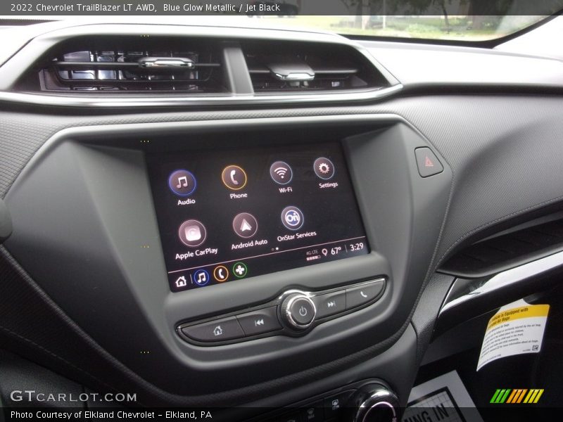 Blue Glow Metallic / Jet Black 2022 Chevrolet TrailBlazer LT AWD