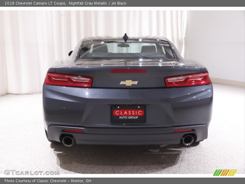 Nightfall Gray Metallic / Jet Black 2018 Chevrolet Camaro LT Coupe