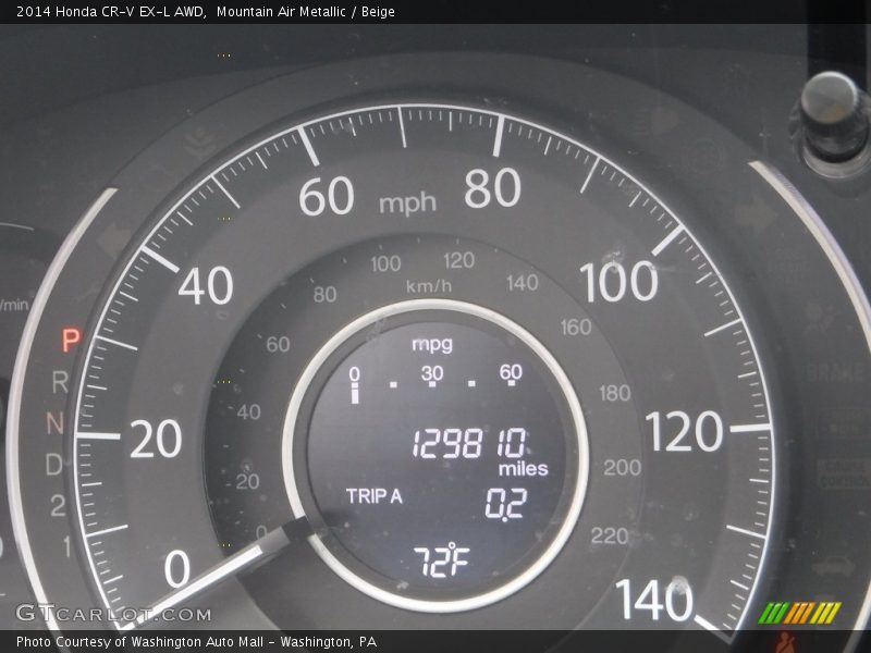 Mountain Air Metallic / Beige 2014 Honda CR-V EX-L AWD