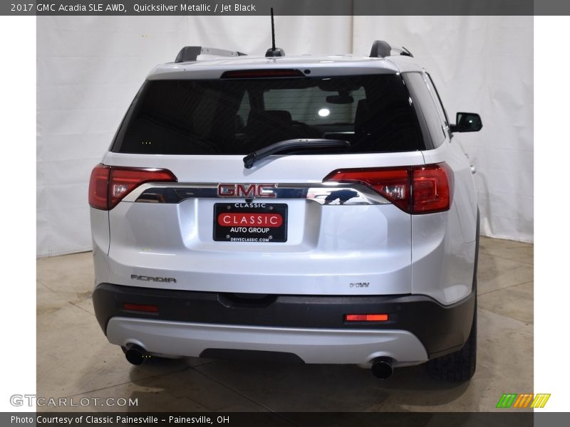 Quicksilver Metallic / Jet Black 2017 GMC Acadia SLE AWD