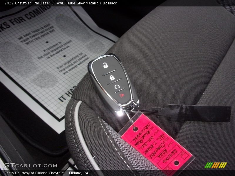Blue Glow Metallic / Jet Black 2022 Chevrolet TrailBlazer LT AWD