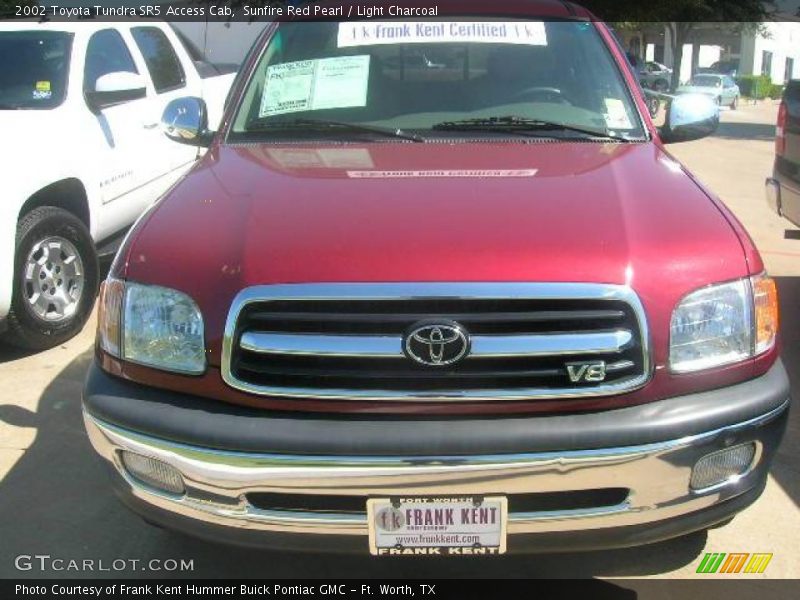 Sunfire Red Pearl / Light Charcoal 2002 Toyota Tundra SR5 Access Cab