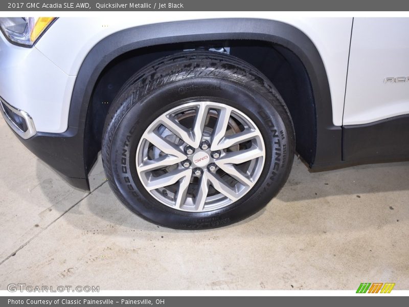 Quicksilver Metallic / Jet Black 2017 GMC Acadia SLE AWD
