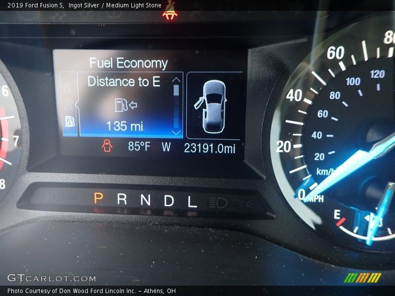 Ingot Silver / Medium Light Stone 2019 Ford Fusion S