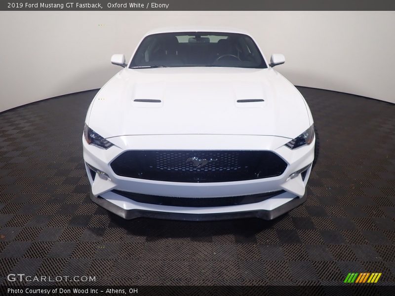 Oxford White / Ebony 2019 Ford Mustang GT Fastback