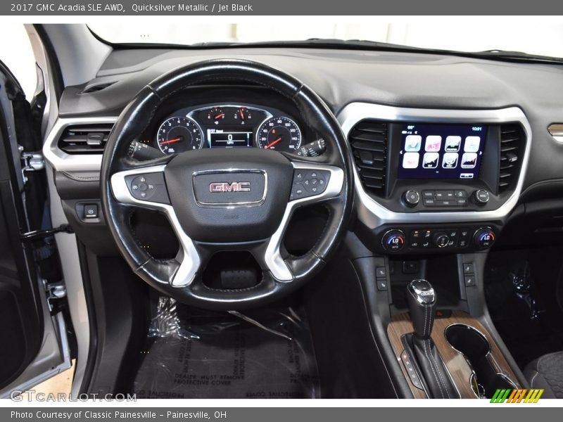 Quicksilver Metallic / Jet Black 2017 GMC Acadia SLE AWD