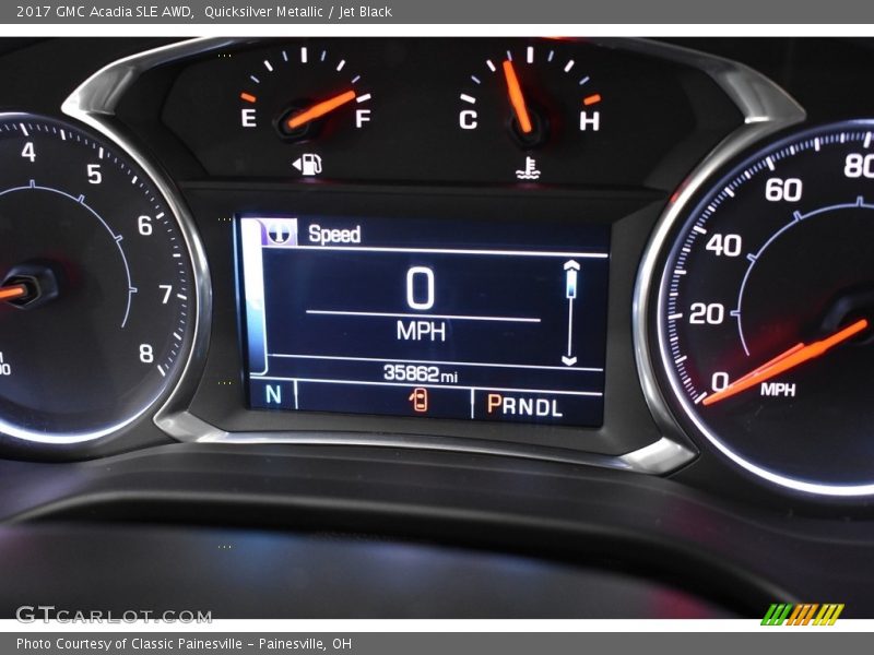 Quicksilver Metallic / Jet Black 2017 GMC Acadia SLE AWD