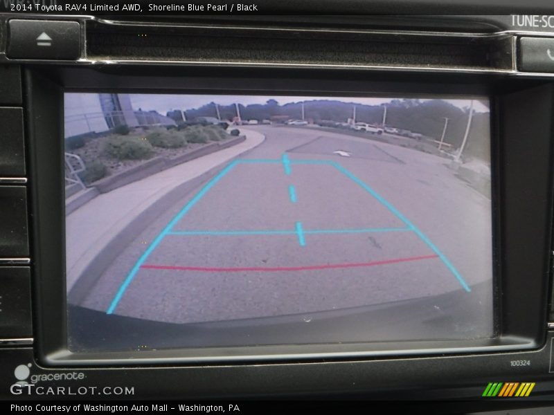 Shoreline Blue Pearl / Black 2014 Toyota RAV4 Limited AWD