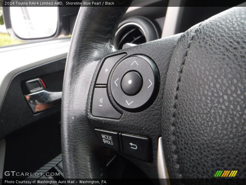 Shoreline Blue Pearl / Black 2014 Toyota RAV4 Limited AWD